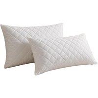 Luxury Quilted Memory Foam Hotel-Style Pillows - 2, 4, 8 or 12 Pack, Breathable & Supportive