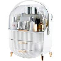 3-Drawer Portable Cosmetic Container with Transparent Lid - 5 Colours