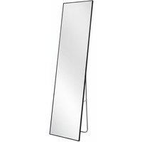Modern Slim Frame Full Length Mirror with Black Frame