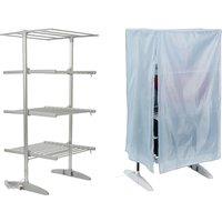 PRICE DROP! Easylife 4-Tier Electric Heated Clothes Airer with Cover