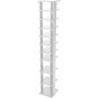 10-Tier Space-Saving Shoe Rack - Perfect for Entryways, Hallways & Bedrooms