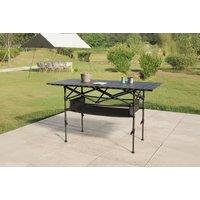 Portable Folding Camping Table with Adjustable Height & Storage Pouch
