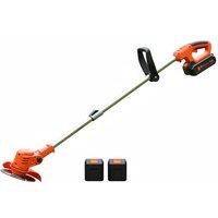 Handheld Battery-Powered Grass Trimmer- Red