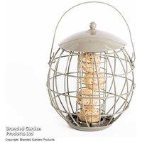 Squirrel-Proof Bird Feeder - Weather-Resistant Steel, Songbird Safe, 4-Fatball Capacity