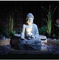 Lotus Buddha Garden Water Feature Outdoor Decor Sculpture