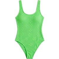 Women's Green Hunza G Slim Fit Backless Swimsuit - 4 Sizes & 5 Colours