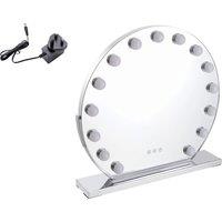 Adjustable LED Makeup Mirror with 3 Light Modes
