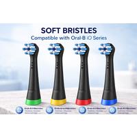 Oral B iO Series Compatible Soft Bristles Toothbrush Heads - Sensitive Gum Care, Deep Clean, 2-Pack