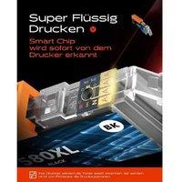 Timink High-Capacity Compatible Ink Cartridge Multipack for Canon Printers - Vivid Colour, ISO Certified, Pack of 5