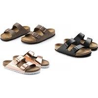 Unisex Black Unisex Birkenstock PU Leather Sandals, 10 Sizes & 3 Colours