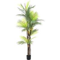 200cm Artificial Decorative Potted Areca Palm Tree