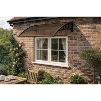 Outdoor Awning Canopy for Doors and Windows - Brown