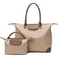 2-Piece Stylish Women's Tote Bag Set - Navy, Black, Army Green or Khaki