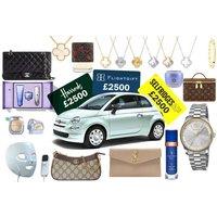 Ultimate Mega Mystery Deal - Win Your Dream Car, Chanel Bag, Van Cleef Necklace, Louis Vuitton, YSL, Shark, Dyson, &pound;2500 Vouchers and More Prizes wort