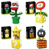 Super Mario Bros Building Block Set - Choose From 4 Iconic Game Characters