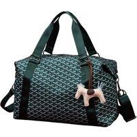 Luxury Pattern Overnight Travel Cabin Duffle Bag with Horse Keychain - 4 Colours