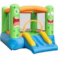 Monster-Themed 2-in-1 Inflatable Bounce House with Slide
