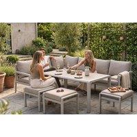 Pacific Lifestyle' Aruba 10-Seater Metal Sofa Set - Rising Table Option!