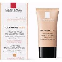 La Roche-Posay Toleriane Mousse Foundation 05 Tanned - Lightweight Matte Foundation for Sensitive Skin, 30ml