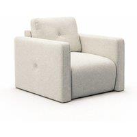 Wilfie Chenille Upholstered Armchair - Beige or Mustard
