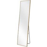 PRICE DROP! Modern Slim Frame Full-Length Mirror with HD Glass - Gold Frame