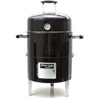 Barbequick Smoker Barbecue Grill with Thermometer