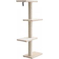 Cat Tree Set with Hammock, Bed, & Sisal Rope Perch