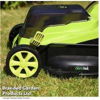 AeroTek 20V Cordless Lawnmower - Lightweight, Adjustable Cutting Heights, Fast-Charge Battery