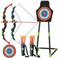 Kids Bow and Arrow Set with 2 LED Bows & 20 Suction Cup Arrows