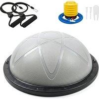 Centra Half Balance Ball Trainer with Resistance Bands - Core Strength Trainer