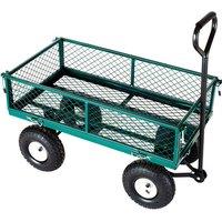 HeavyDuty Metal Garden Wagon Cart