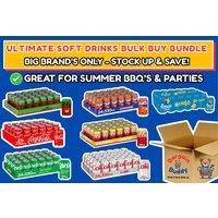50% Discount Off The Ultimate Soft Drinks BULK BUY Bundle - Choose Options - Coca Cola, Fanta, Sprite, Tango & More - Bargain Buddy
