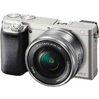 Sony A6000 Mirrorless Camera Kit with 16-50mm Lens, 24.3MP, Full HD Video - Silver