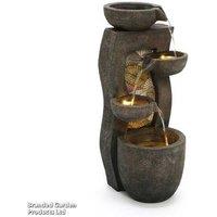 Serenity Autumn Falls Garden Water Feature - Rustic Outdoor Decor Ornament