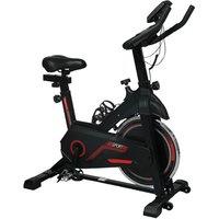 Quiet Exercise Bike with Bluetooth, LCD & Adjustable Seat
