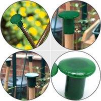 Garden Essentials Cane Caps - Soft Safety Toppers for Garden Stakes