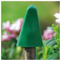 Garden Essentials Triangular Cane Caps - Durable Weatherproof Safety Caps for Garden Stakes (Pack of 10)