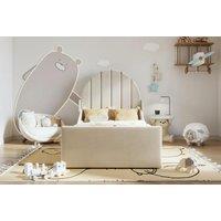 Luna Moon Kids Upholstered Bed - 3 Sizes & 10 Colours