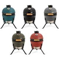 Neo Kamado 13" Mini Ceramic Grill & Smoker with Precision Temp Control