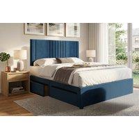 Alaska Divan Bed with Mattress - 6 Sizes, 7 Colours & Storage Options