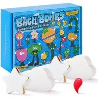 8-Piece Rainbow Bath Bomb Gift Set - 4 Scents