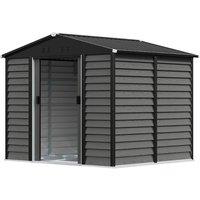 Garden Storage Shed with Double Doors & Vents - 8 x 7 ft or 10 x 8 ft