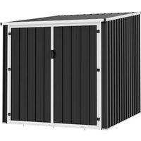 5x6.7ft Metal Storage Shed - Secure, Weatherproof Shelter for Bicycles