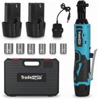 Traderight 12V Cordless Ratchet Wrench Kit with Sockets & Carry Case