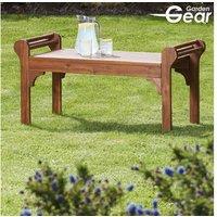 Acacia Wood Lutyens Outdoor Coffee Table - Weather-Resistant Garden Centrepiece