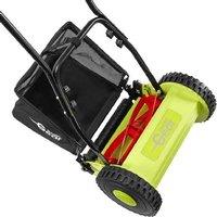 Manual Push Roller Lawn Mower - Fixed Blade, Eco-Friendly, 30cm Cutting Width