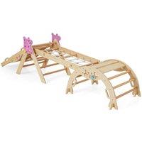 9-in-1 Kids Montessori Wooden Climbing Set with Accessories