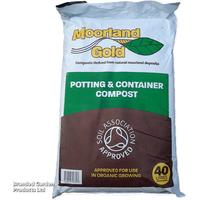 Moorland Gold Multipurpose Compost - Organic, Peat-Based Garden Soil Improver
