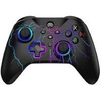 Dynamic RGB Wireless Bluetooth Game Controller - Turbo Rapid-Fire, Multi-Platform, RGB Lighting - Precision eSports Accessory