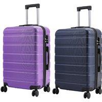 24-inch Hardshell Suitcase with Wheels & Adjustable Handle